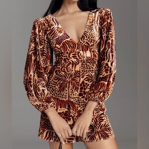Farm Rio x Anthropologie Long-Sleeve Printed Romper